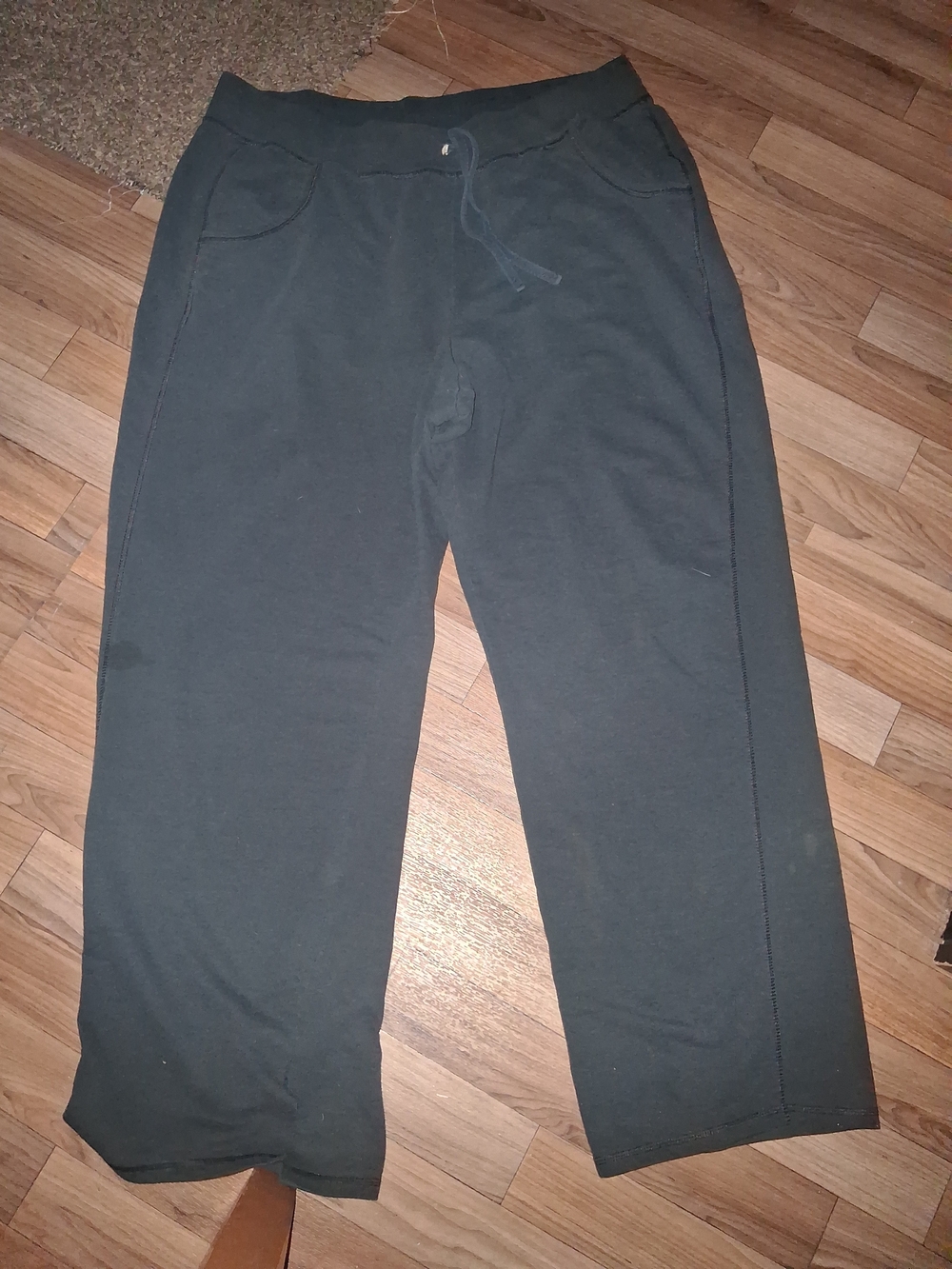 Hanes Black Women's Drawstring Sweatpants